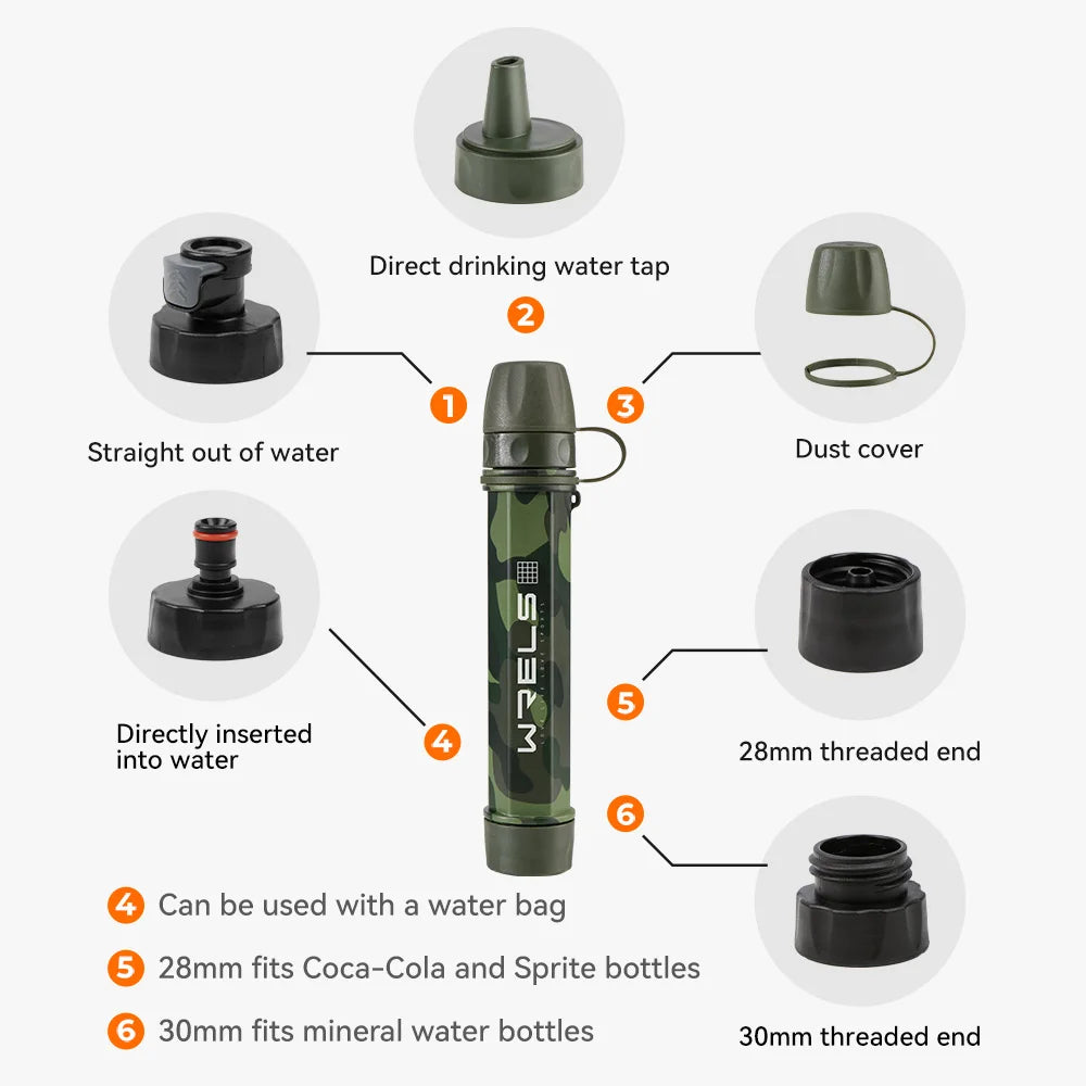 Outdoor Water Filter Straw