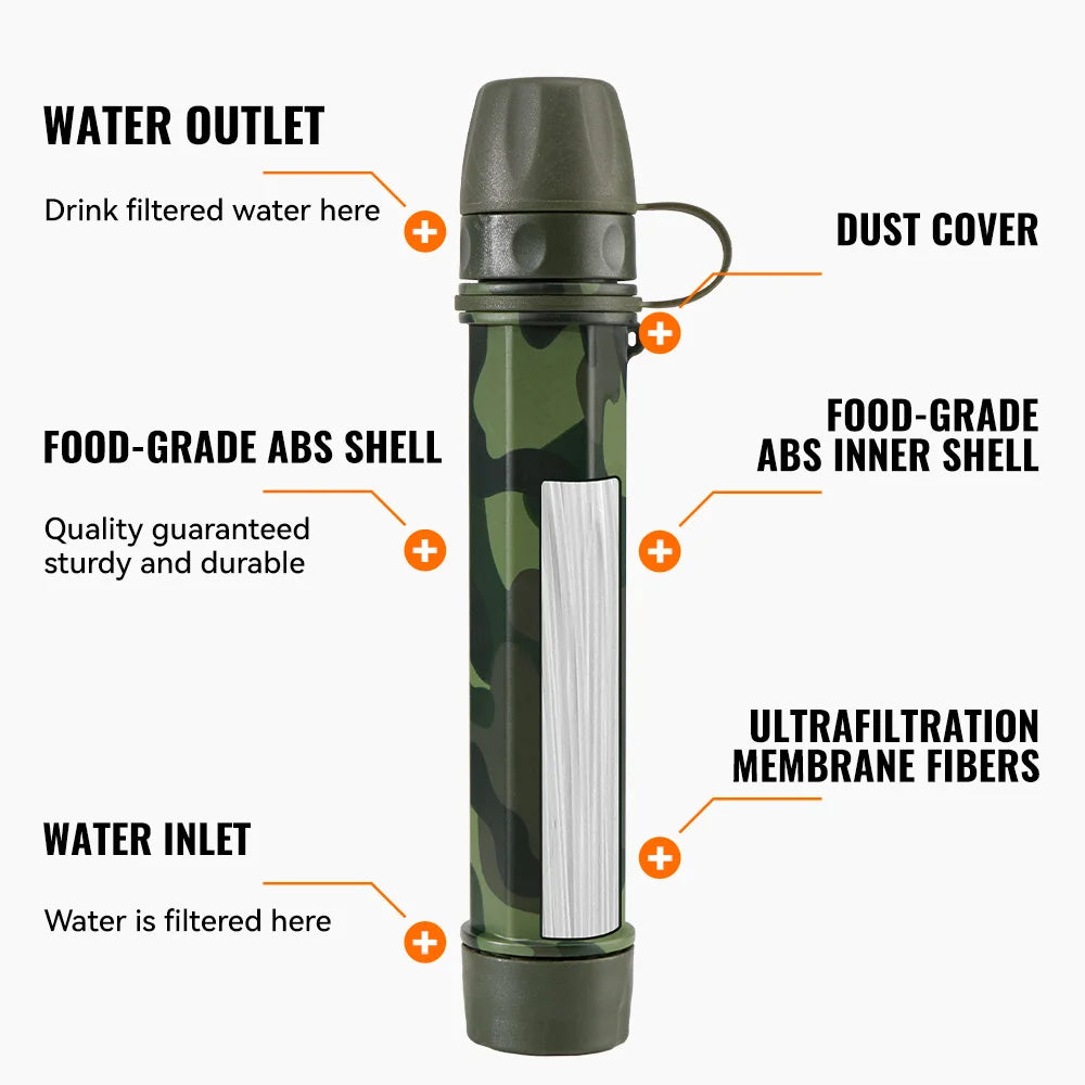 Outdoor Water Filter Straw